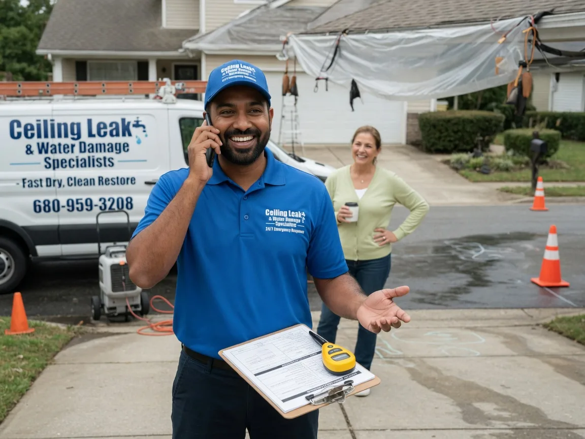 Ceiling Leak Cleanup Gerrardstown, WV FAQs